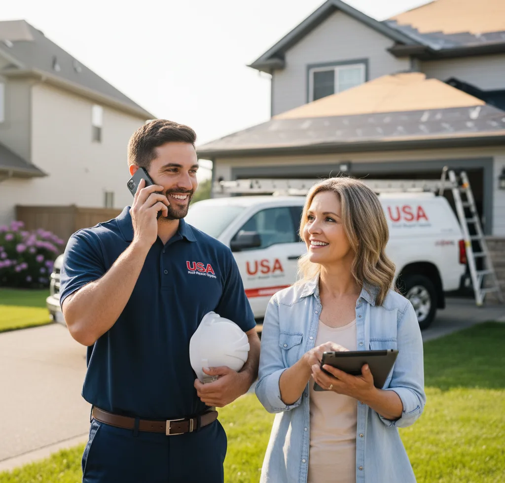 USA Roof Repair Experts customer support in Orrville